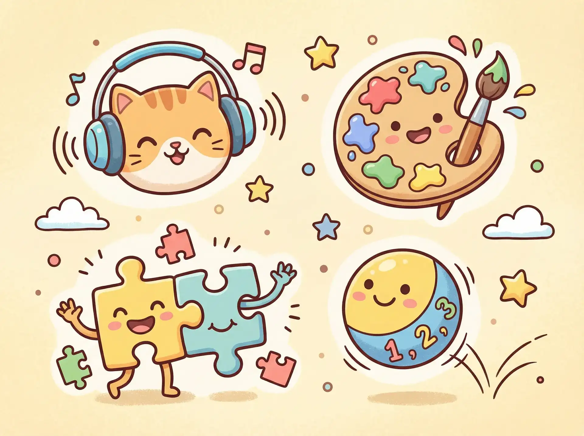 小朋友的手工作品 - 东霖国际 益智创作